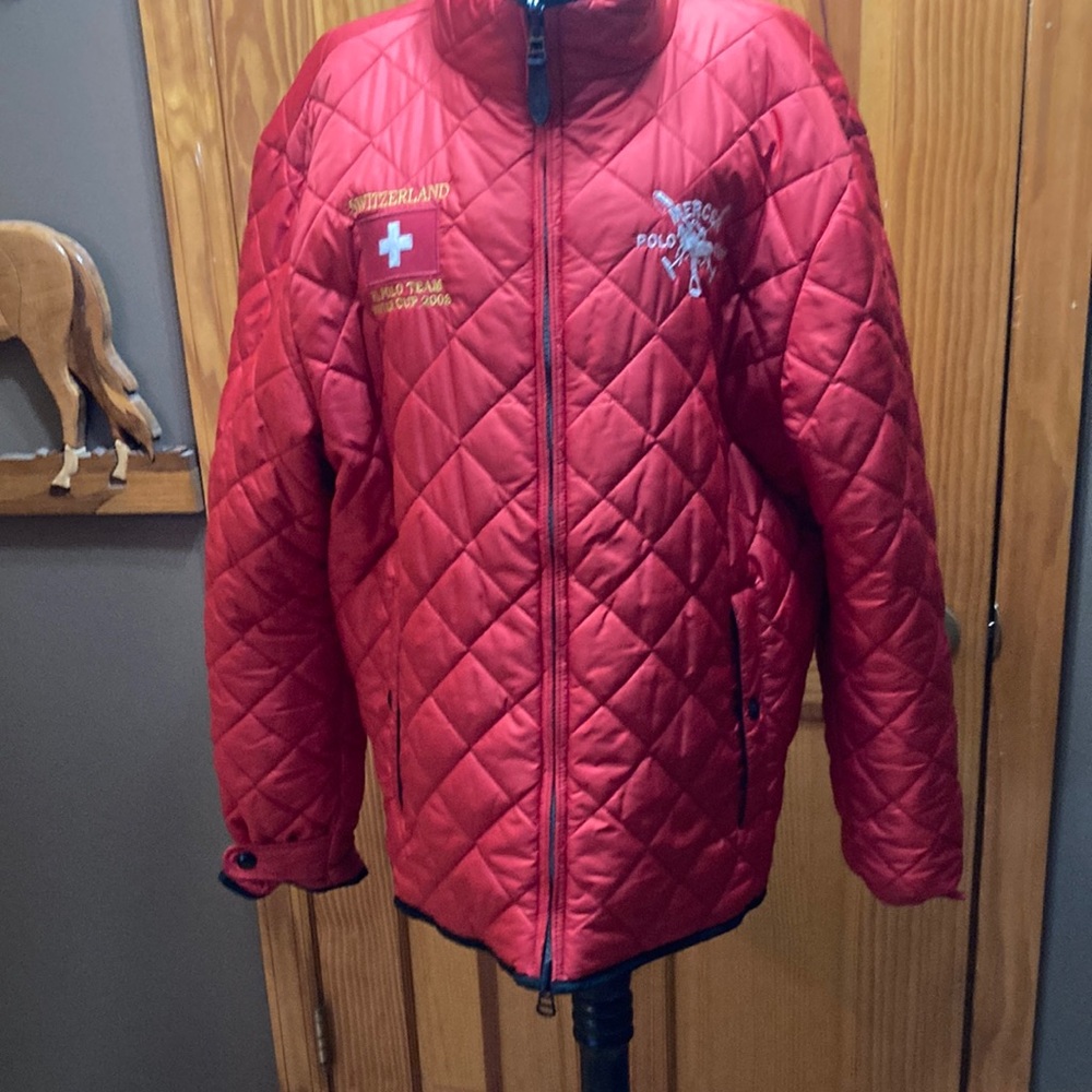 Ralph Lauren polo quilted reversible jacket.